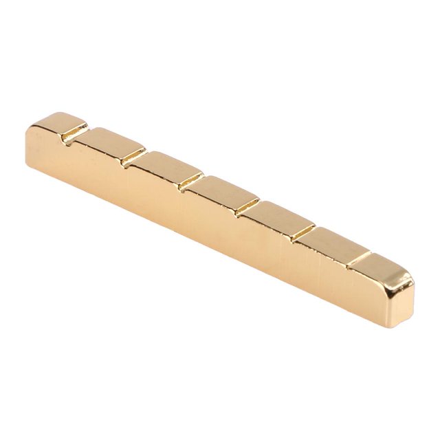 Tuerca de cuerda de latón ranurada de 43 mm para pieza de bajo eléctrico TL ST de 6 cuerdas Hugtrwg Para estrenar