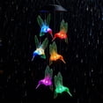 thumbnail image 6 of QiShi Solar Wind Chimes,Color Changing Hummingbird/Crystal Solar Lights,Decoration for Lawn,Patio,Yard,Garden,Bedroom,Outdoor, 6 of 8