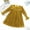 Yellow, variant on FYMNSI Toddler Baby Girl Velvet Long Sleeve Dress Ruffle Party Gown Dress Christmas Fall Winter Dress