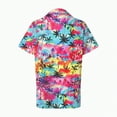 thumbnail image 6 of TOWMUS Women's Plus Size Hawaiian Shirts Short Sleeve Casual Floral Button Down Shirt Tropical Beach Blouse Summer Top, 6 of 6