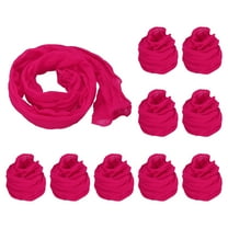 Uxcell 65cm/26" Nylon Stocking Flower Fabric Mesh Flower Stockings Handmade DIY Crafts Flower Making Light Coral Pink 10 Pack