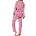 thumbnail image 5 of Hueook 2 Piece Sets for Women's Valentine's Day Printed Pajama Set for Daily Home Wear with Pocket Pink S, 5 of 7
