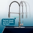 thumbnail image 5 of Tehila Black Freestanding Floor Mount Utility Sink with Stainless Pull-Down Faucet for Laundry Room, 5 of 10
