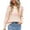 Pink, variant on Women's Round Neck Embroidered Long Sleeved Sweater