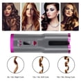 thumbnail image 3 of Cordless Auto Hair Curler, Automatic Curling Iron with LCD Display Adjustable Temperature & Timer, Portable USB Rechargeable Rotating Ceramic Barrel Curling Wand Fast Heating for Hair Styling, 3 of 9