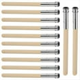 thumbnail image 1 of 12 Extensores de Lápiz de Madera para Artistas con Manejar de Metal Ajustable, Alargador, Tirador de Lápiz, Soporte para Carbón, 1 of 5