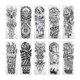 thumbnail image 2 of Tatuajes BuyWeekMX 10 Pegatinas de Tatuaje Manga Seguros, 2 of 9