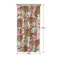 thumbnail image 5 of Pomeranian Dogs and Pioneer Flower Shower Curtain 36"x72" ,Bathroom Decorative Shower Curtains Set with 12 Hooks,Modern Waterproof Washable Shower Curtain, 5 of 6