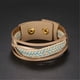 thumbnail image 2 of Pulsera de tejido retro multicapa de moda para hombres y mujeres Accesorio de joyería simple (azul cielo), 2 of 3