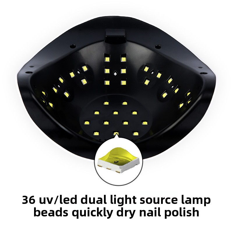 168W Professional Nail Lamp - Super Power UV LED Nail Dryer, Fast Curing Light for Gel Polish with Sensor, Salon & Home Manicure Machine for All Gel Types