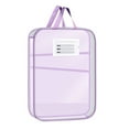 thumbnail image 4 of Sylvtty Mesh Zipper Pouch File Bag A4 Letter Size 3-Layer Transparent File Bag with Handle Document Organizer for School Travel Office, 4 of 7
