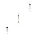 thumbnail image 1 of Destyer Exquisite Wind Chimes With Intricate For Refined Look Materials Wind Chime Pendant Add Charm To Home green（roundwood） 3Set, 1 of 6