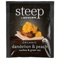 thumbnail image 3 of Steep by Bigelow Organic Dandelion Peach Rooibos & Green Tea, Wellness Botanical Blend, 20-Count Boxes (6/Case Bulk), 3 of 6