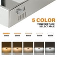 thumbnail image 3 of SineRise LED Modern Bathroom Vanity Light Bar with 5 Color Modes (24-Inch, Chrome), 5CCT Dimmable Modern Acrylic Bathroom Wall Lighting Fixtures Over Mirror (3000K/3500K/4000K/5000K/6000K), 3 of 8
