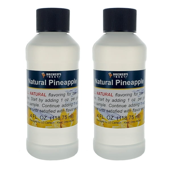 Natural Pineapple Flavoring Extract 4 oz. 2 Pack