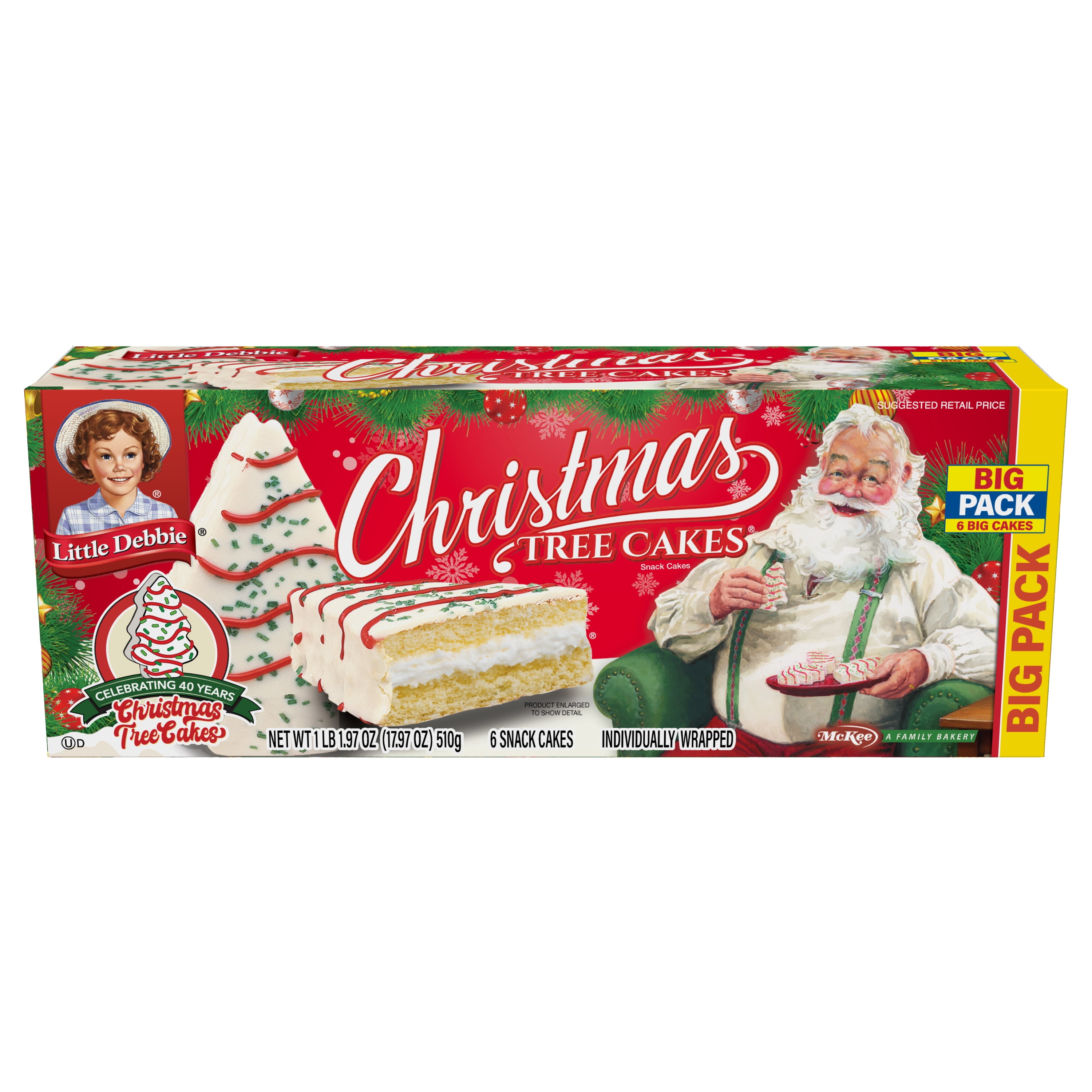 Little Debbie Big Pack Christmas Tree Cakes