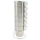 thumbnail image 1 of Juego de tazas de café apilables de acero inoxidable con soporte de metal, 10 unidades M, 1 of 9