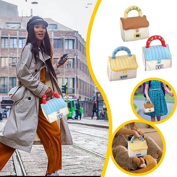 Cute Cottage Makeup Bag for Girls - Large Capacity Storage Bag Portable Handheld Travel Wash Bag for Daily and Cosmetic Organization