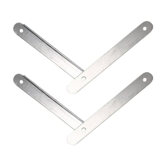 Lijie HILABEE 2x Folding Step Ladder Hinge Attachment Stepladders Tie Rod Replacement White
