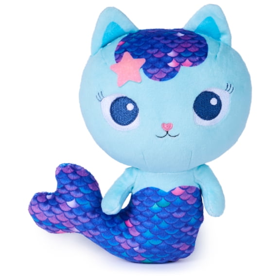 Gabby’s Dollhouse Fairylandia MerCat 6-inch Plush Toy, for Ages 3 and up