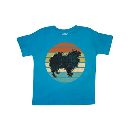 

Inktastic Keeshond Dog Retro Sunset Gift Toddler Boy or Toddler Girl T-Shirt