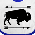 thumbnail image 4 of Inktastic Buffalo Cute Animal Western Boys or Girls Baby Bib, 4 of 4