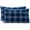 Blue, variant on Elegant Comfort Pattern Printed Pillowcases 2-Piece Set Egyptian Quality 1500 Thread Count Timeless Classic Designs Soft and Smooth Weave, Wrinkle Resistant, Plaid Queen Pillowcase, Navy