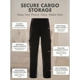thumbnail image 6 of North 15 Men's Heavy Fleece Sweat Pants with Cargo Pockets-1121-Blk-Lg, 6 of 10