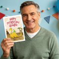 thumbnail image 6 of Cute Dinosaur Fathers Day Card for Grandpa, Grandad Fathers Day, Personalized Gifts for Grandpa, 6 of 6