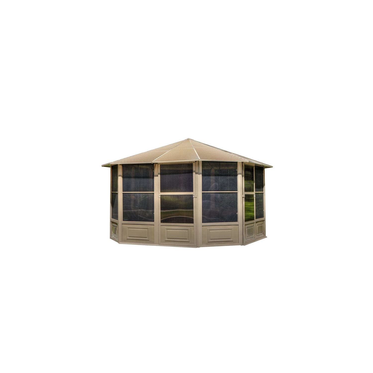 Gazebo Penguin Florence Solarium with Metal Roof 12 Ft. x 12 Ft