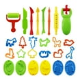 thumbnail image 1 of Set de regalo para niños: 26 herramientas de arcilla de modelado de colores - Set de modelado de plástico Play-Doh para niños, 1 of 3