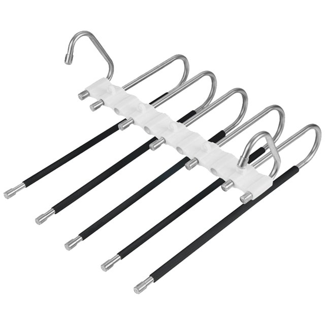 Organizador Pantalones Estante Armario Metal para Múltiples Capas Percha Ahorro Espacio Multifuncional Bufandas Legging Corbatas