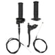 thumbnail image 5 of Kit de cable de mango de freno de acelerador de 7/8 pulgadas, reemplazo de textura negra mate para moto de cross de 4 tiempos de 50cc, 90cc, 110cc, 125c Jadeshay A, 5 of 8