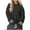 Black, variant on Admvng Hoodies for Women Casual Christmas Printed Round Neck Long Sleeved Loose Hooded Sweatshirts, Size S-2XL