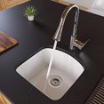 thumbnail image 3 of ALFI ABKF3889-PC Square Gooseneck Pull Down Kitchen Faucet, Polished Chrome, 3 of 5