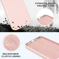 thumbnail image 2 of Compatible with iPhone 13 Pro Case, Liquid Silicone Soft Gel Rubber iPhone 13 Pro Phone Case Slim Fit Cover with Microfiber Lining Protective Phone Cases for iPhone 13 Pro 6.1 inch, Pink, 2 of 16