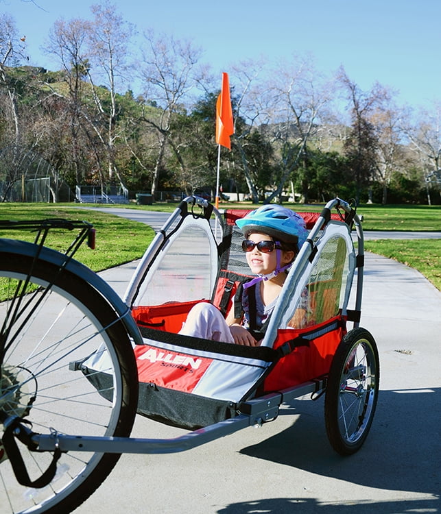 ORIGINAL Allen Sports AST2 Lightweight Steel 2Child Bicycle Trailer