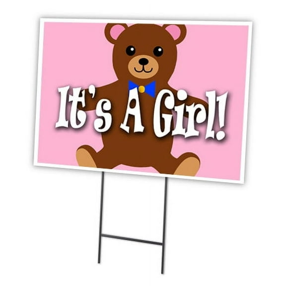 24" x 36" Yard Sign & Stake | Advertise Your Business | Stake Included Image On Front Only | Made in The USA