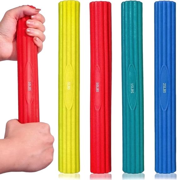 OFEFE Therapy Bar,Flex Bar for Physical Therapy & Resistance for Golfers Elbow,Tendinitis,Wrist,Forearms Pain,Improve Grip Strength and Relieve Pain