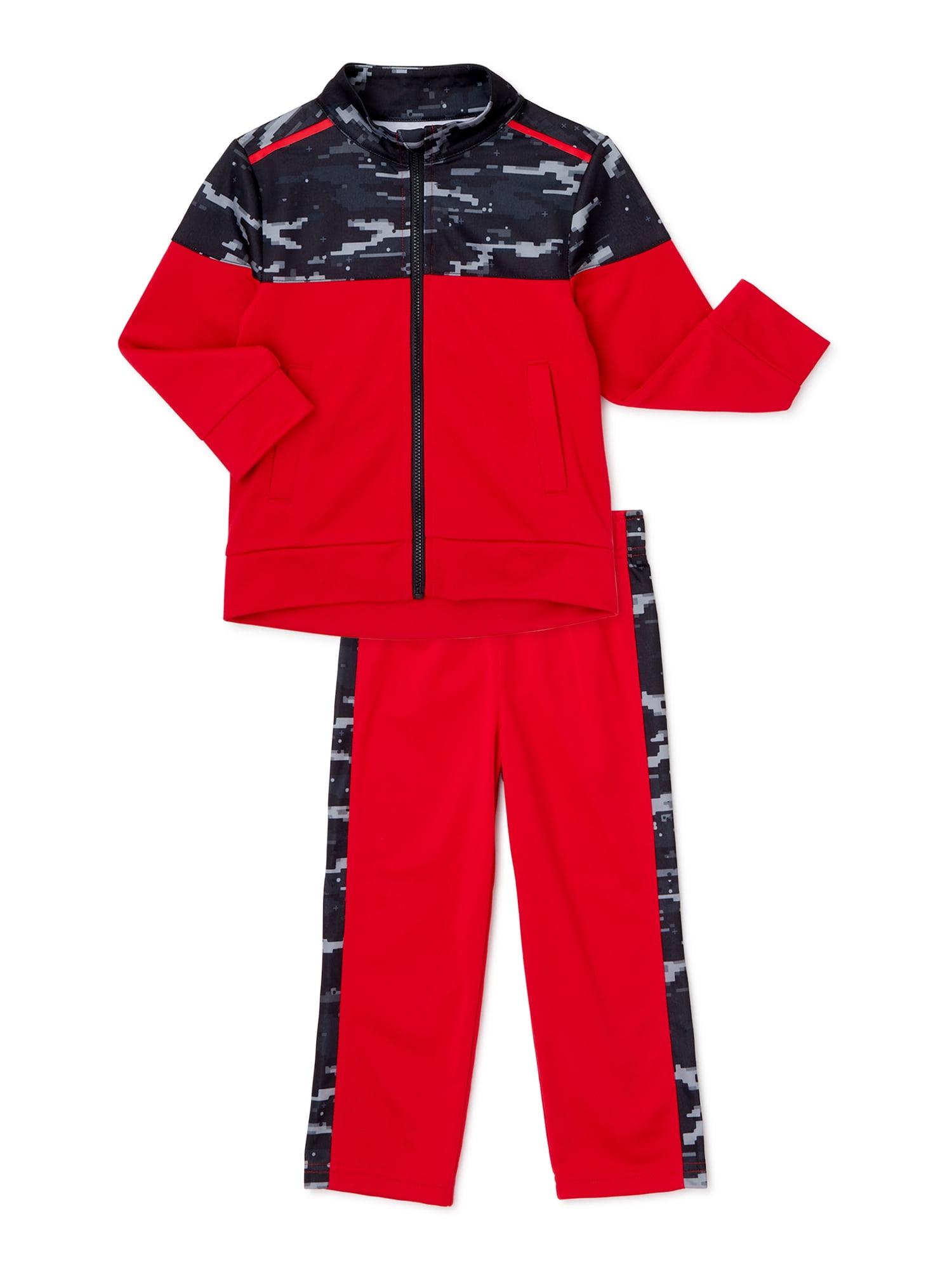 Athletic Works - Athletic Works Baby Boy & Toddler Boy Active Zip-Up Jacket & Joggers Athletic