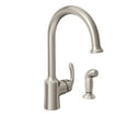 thumbnail image 5 of Moen 87301SRS High Arc Kitchen Faucet with Side Spray from the Bayhill Collection, Spot Resist Stainless, 5 of 6