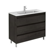 ROYO USA 40" SANSA 3 DRAWER WENGE WITH CERAMIC TOP