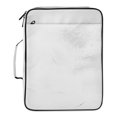 thumbnail image 2 of Haosy Accordion File Organizer Zipper Binder 500 Sheet 6-Tab Expanding File Folder Multi-Pocket 1.2 Inch 3 Ring White Soft Brush Stroke, 2 of 7