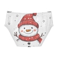 thumbnail image 2 of Ckdifva Red Hat Snowman Boys Underwear Briefs Cotton Panties Active Stretch Briefs One Pack, 2 of 6