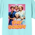thumbnail image 2 of Golden Girls Stay Golden Women's Mint Short Sleeve Tee Shirt-M, 2 of 2