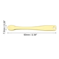 thumbnail image 2 of Unique Bargains 4 Pcs Makeup Spatula Mini Spoon for Facial Cosmetic Face Cream Zinc Alloy 2.36"x0.28" Gold Tone, 2 of 7