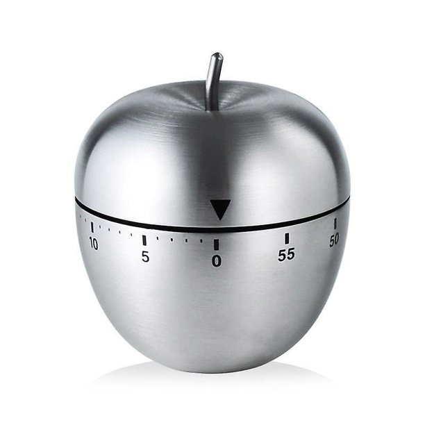 Temporizador, para temporizador de huevos, cocina de cuenta regresiva de visión mecánica de metal de acero inoxidable con alarma Temporizador de cocina para aprendizaje de niños, aplicaciones cosméti
