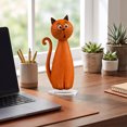 thumbnail image 2 of 3D Cat Figurine, Christmas Home Tabletop Decoration Statue, 2 of 6