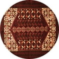 thumbnail image 1 of Ahgly Company Indoor Round Persian Orange Traditional Area Rugs, 7' Round, 1 of 1