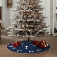 thumbnail image 6 of Kll Nautical Themed Simple Anchors Christmas Tree Skirt 48",Party Decorations Farmhouse For Christmas Decorations Holiday Party, 6 of 8